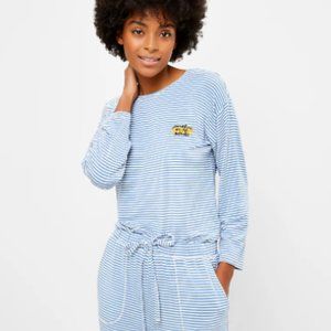 NWT LOFT Women's Striped Pajama Top and Pants SET